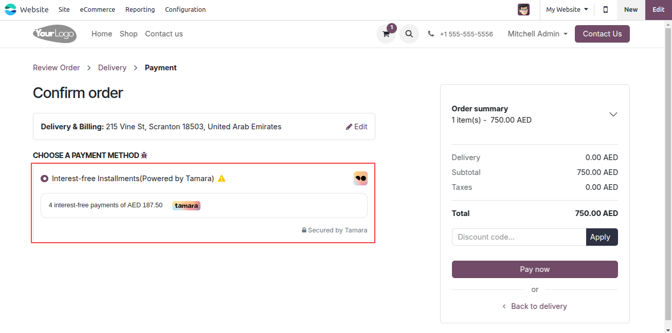 Tamara Payment Provider