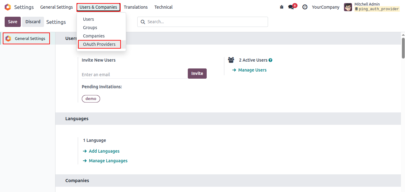 Sign in with Ping Identity