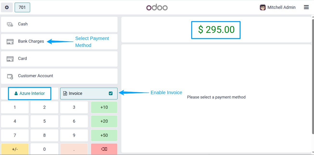 POS Show Product Qty