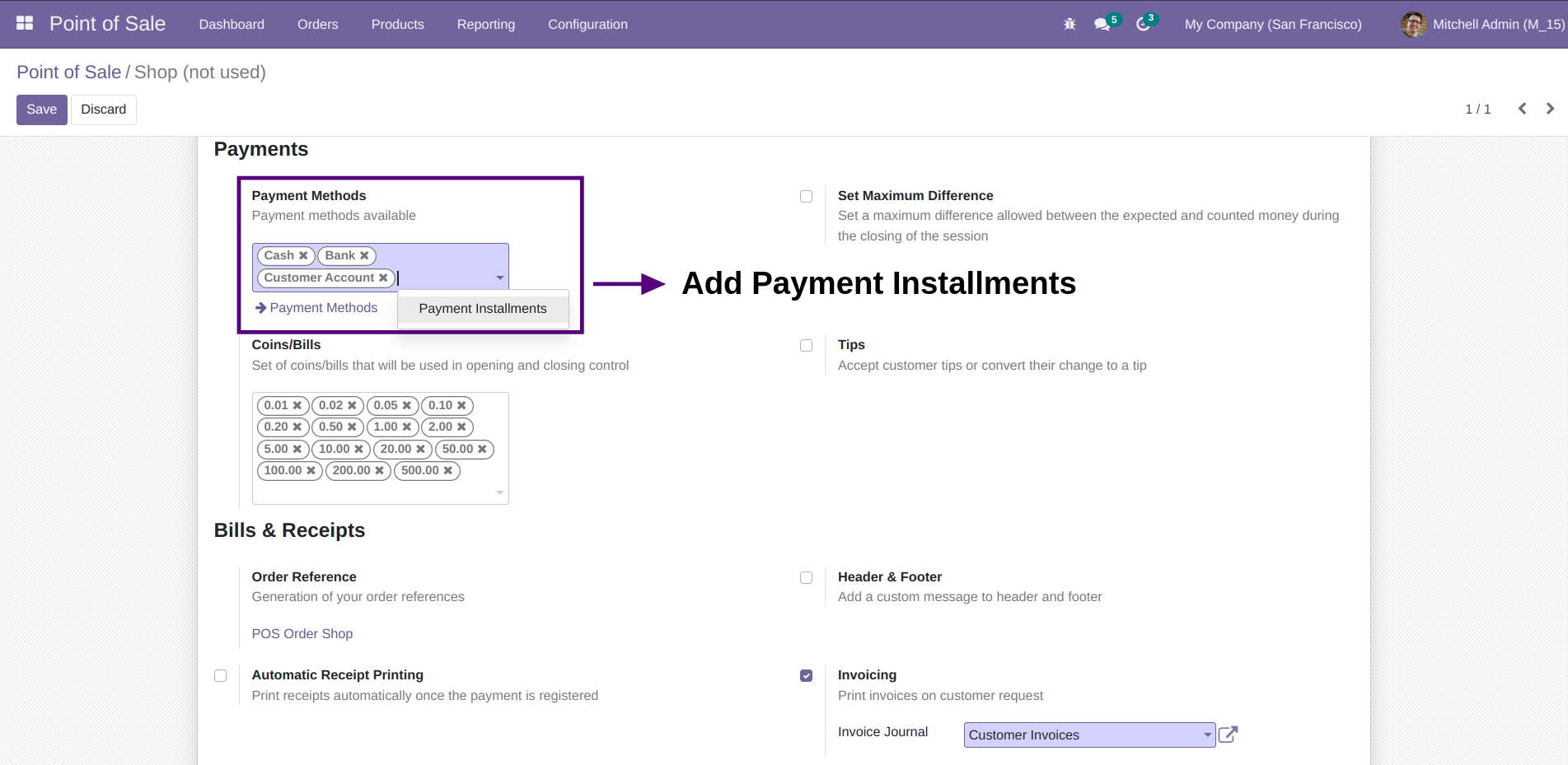 Product Personalization Setting