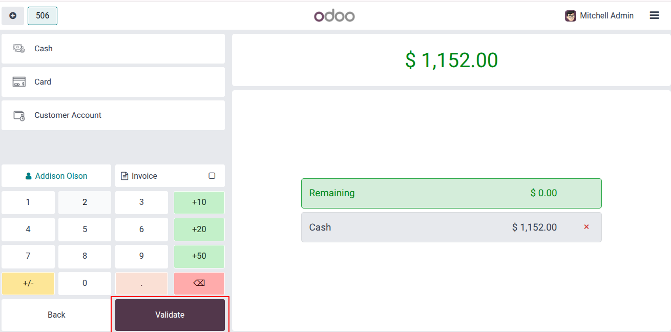 Validate Payment