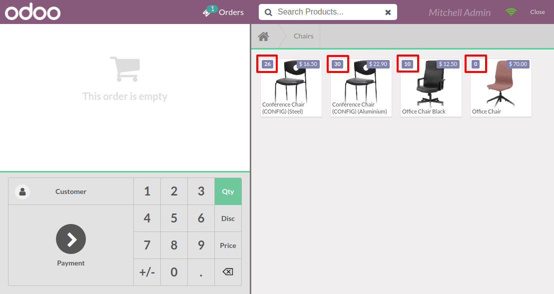 POS Show Product Qty - Displays Stock on POS For Every Product | Pos Stock | POS product Stock | POS Inventory | POS Quantity On hand | POS Display Stock | POS qty display