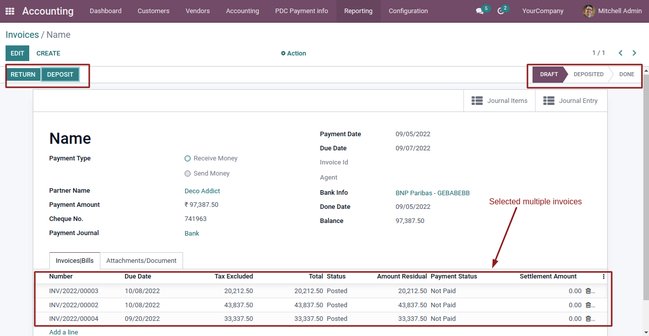 Post Dated Cheque Management - Post Dated Cheque | PDC | Cheque Paymnet | Cheque | Post Cheque