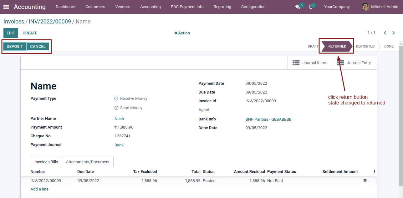 Post Dated Cheque Management - Post Dated Cheque | PDC | Cheque Paymnet | Cheque | Post Cheque