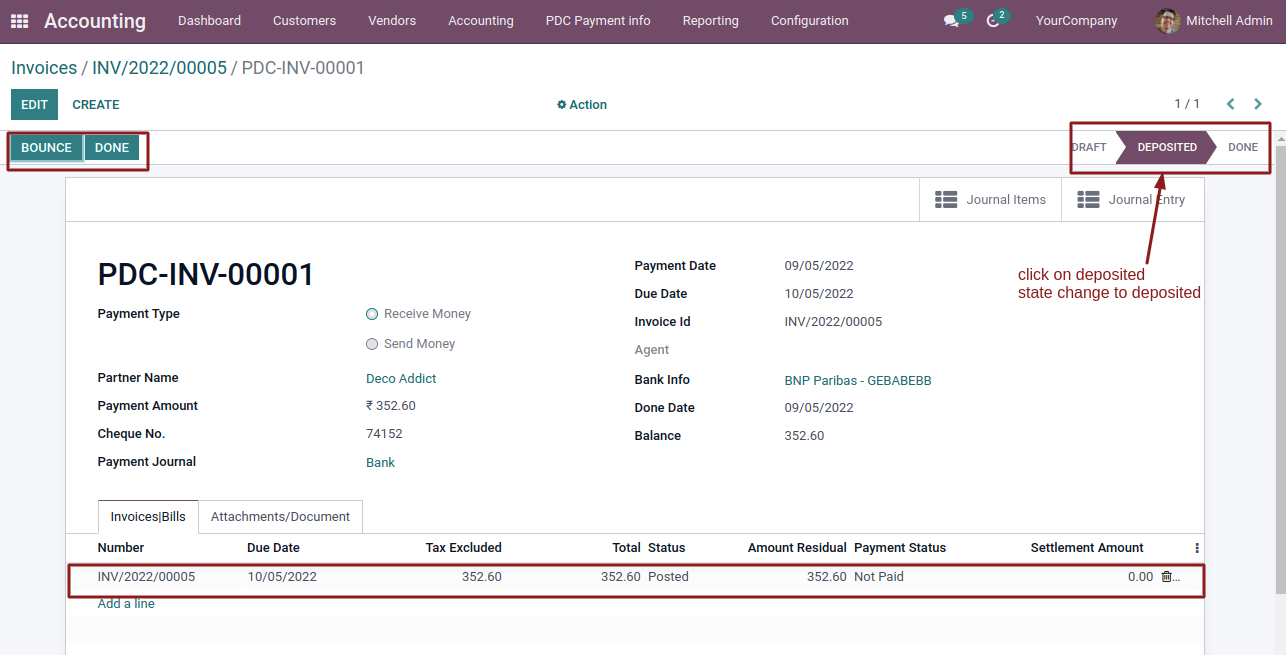 Post Dated Cheque Management - Post Dated Cheque | PDC | Cheque Paymnet | Cheque | Post Cheque