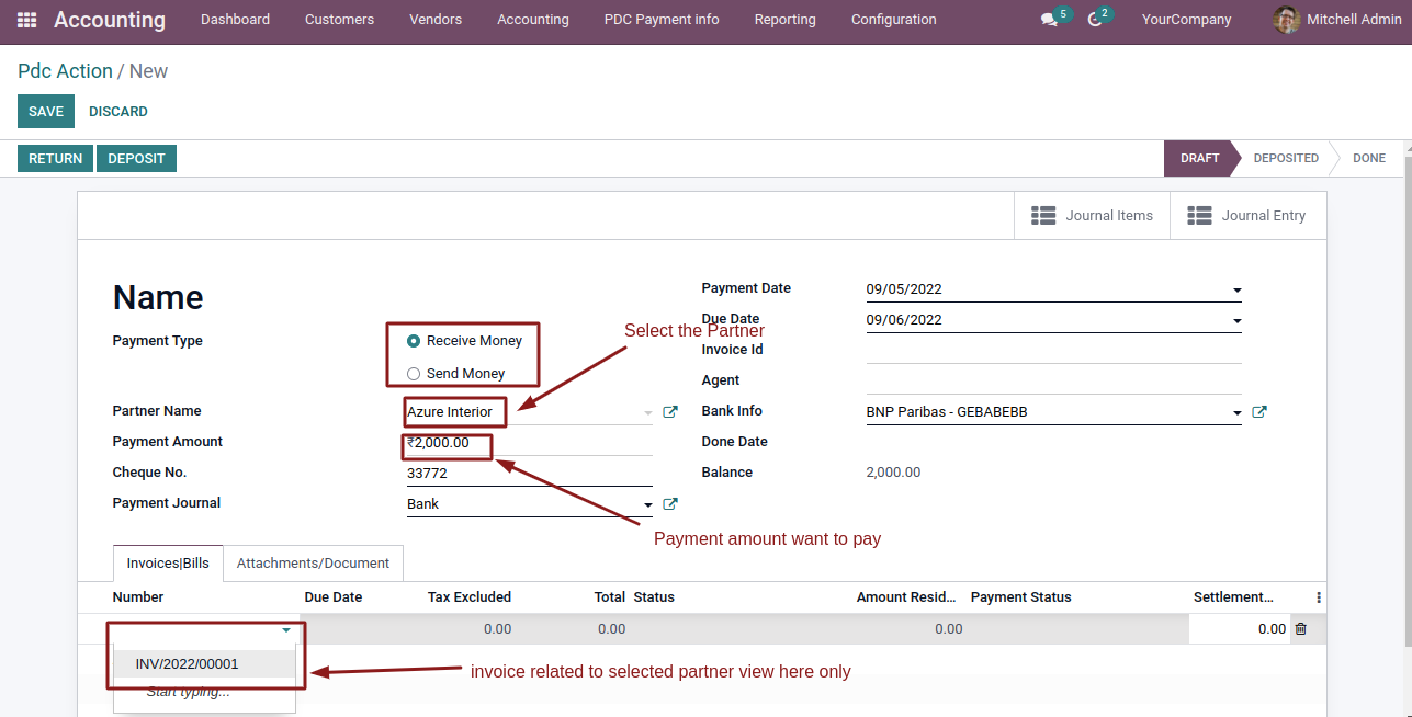 Post Dated Cheque Management - Post Dated Cheque | PDC | Cheque Paymnet | Cheque | Post Cheque