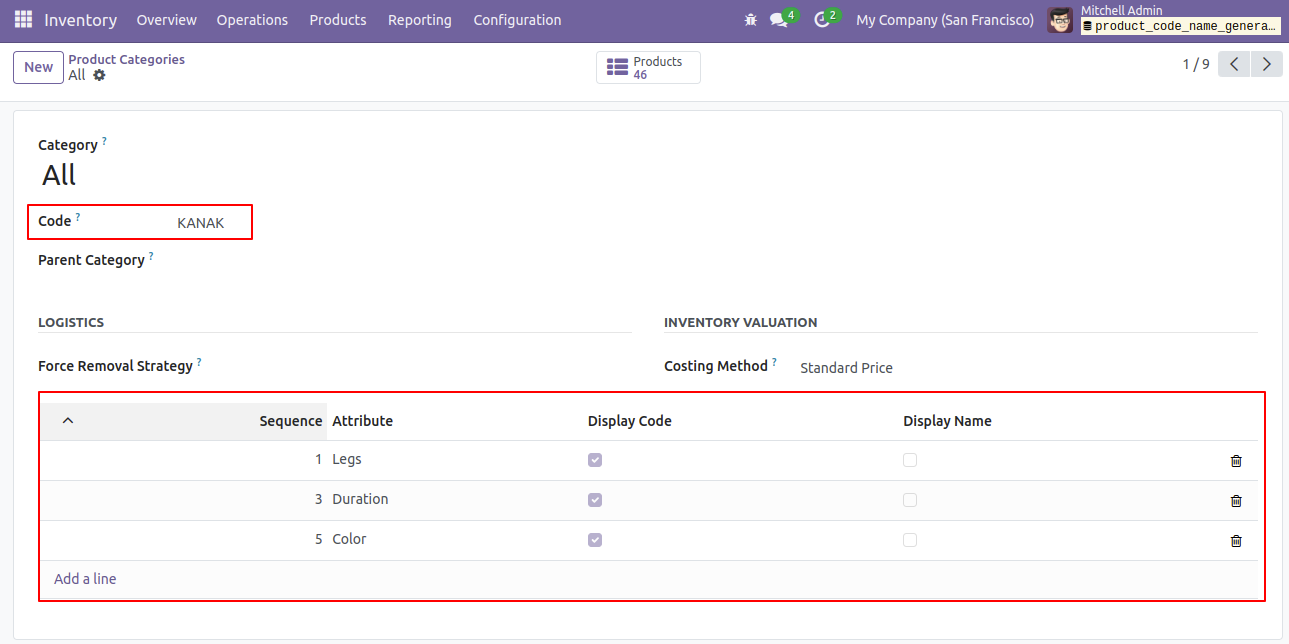 Product Code/Name Generator