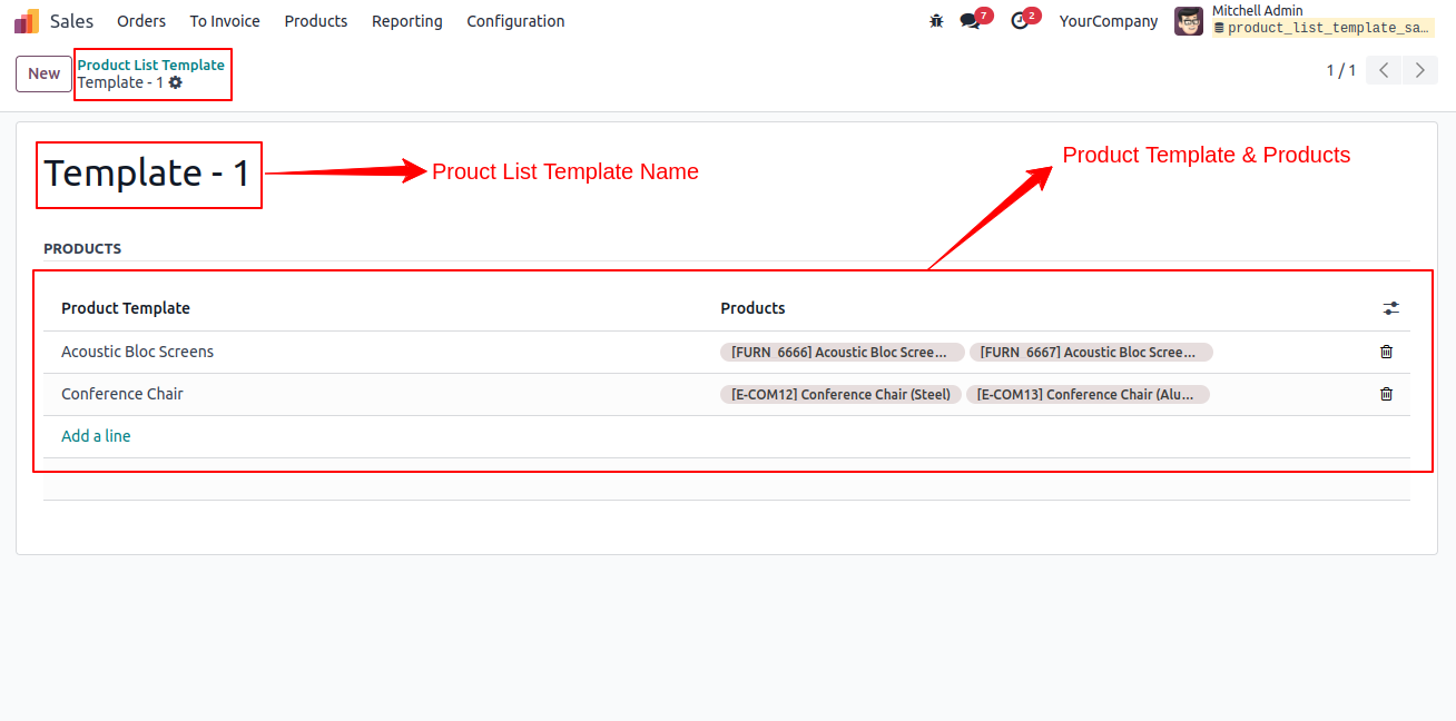 Product List Templates