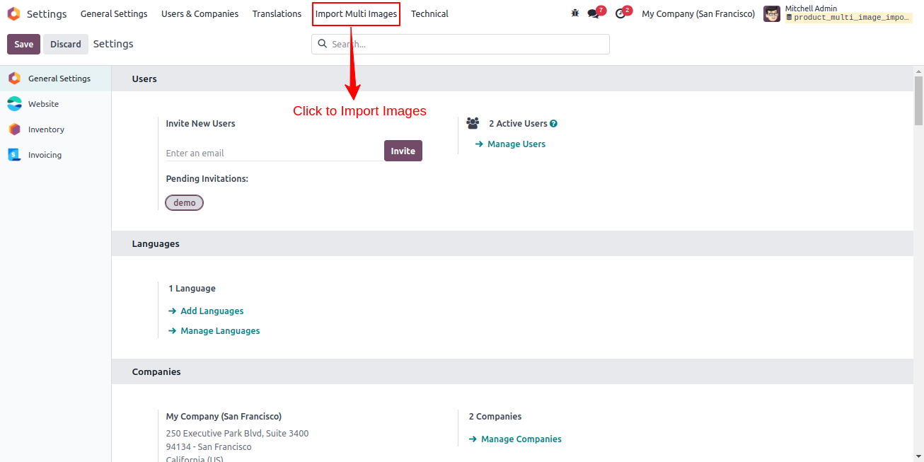 Product Multi Image Import