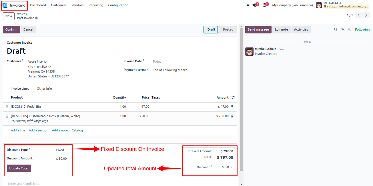 Global Discount On Sale Orders & Invoices