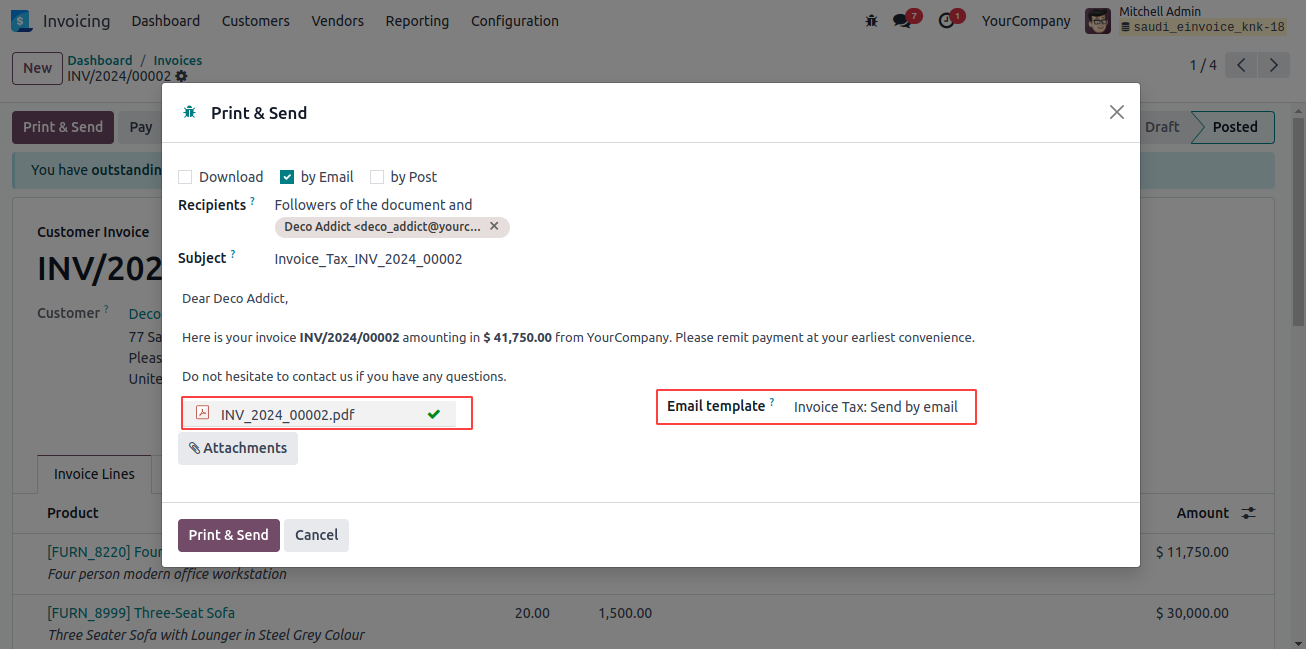 Electronic Invoice | Saudi VAT Invoice | Saudi E-Invoice | Saudi Electronic Invoice