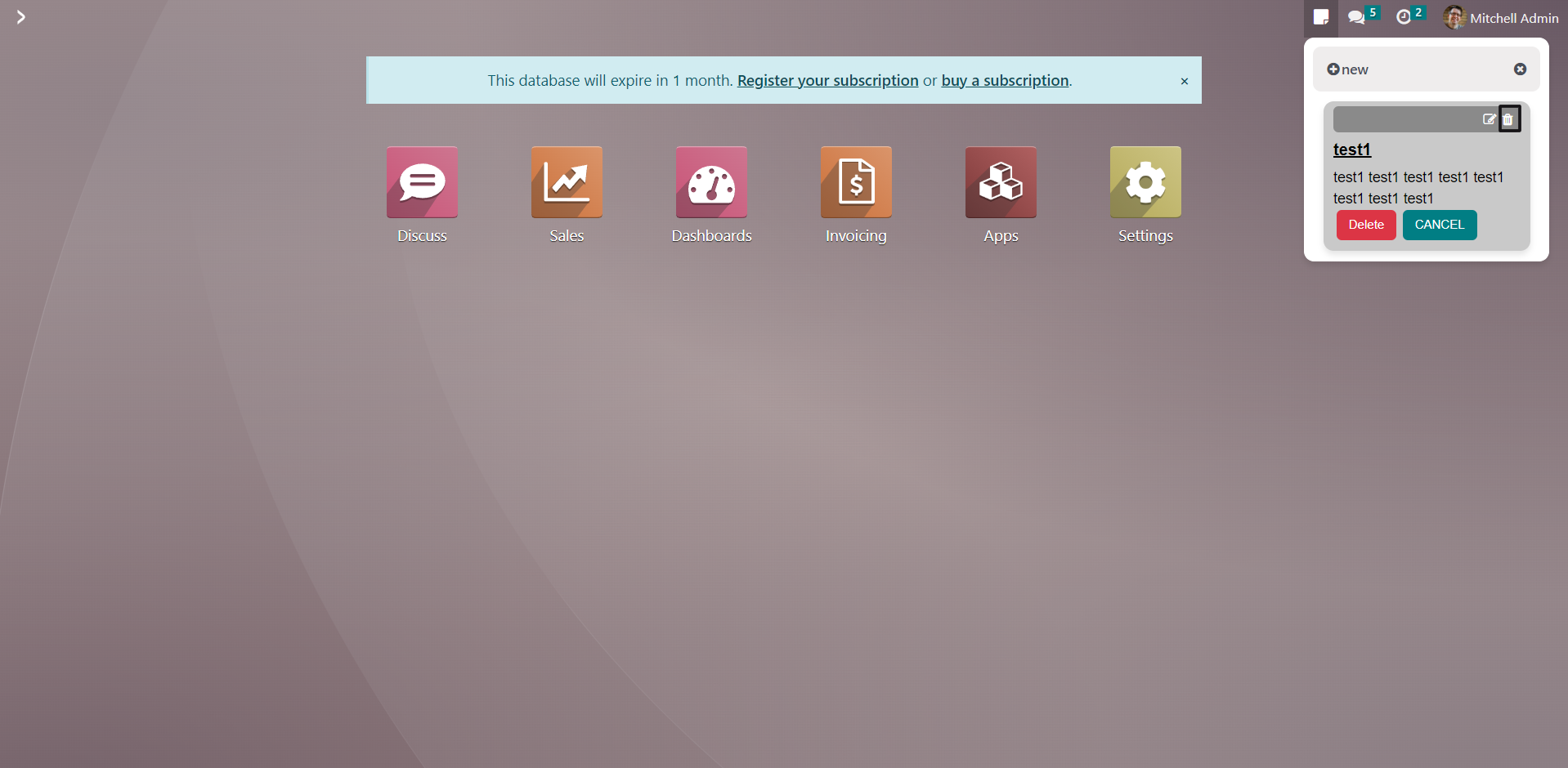 Sticky Notes - 
        The Sticky Notes Odoo Module lets users create, edit, delete, and share sticky notes seamlessly. Enhance your workflow with this user-friendly app.
    