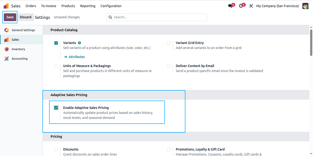 Adaptive Sales Pricing