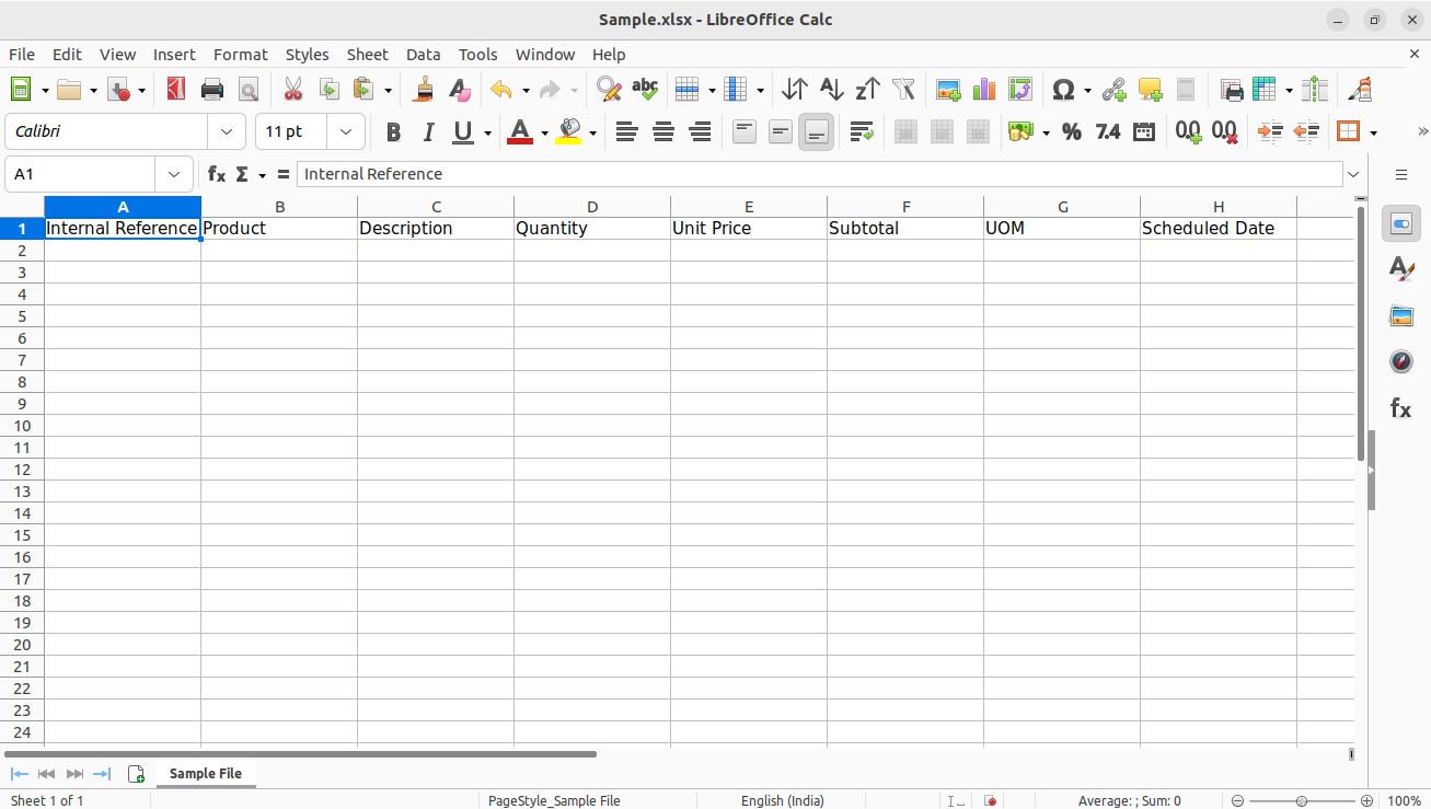 Import Mass Product to Purchase