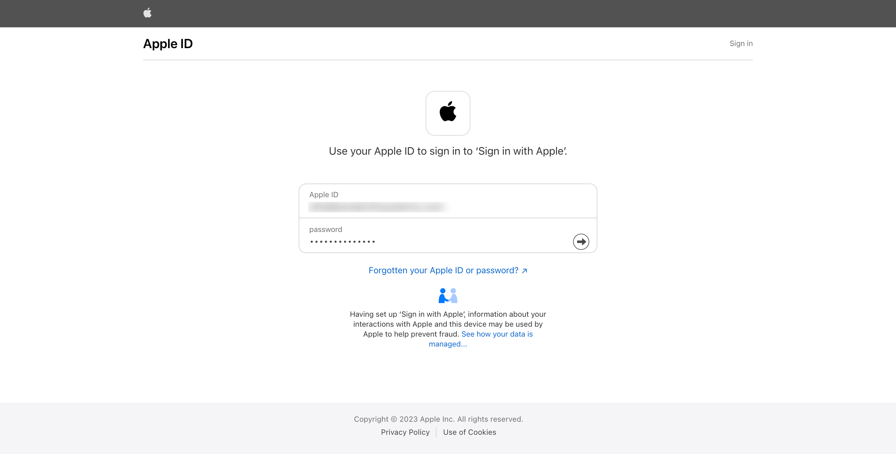Apple Auth provider