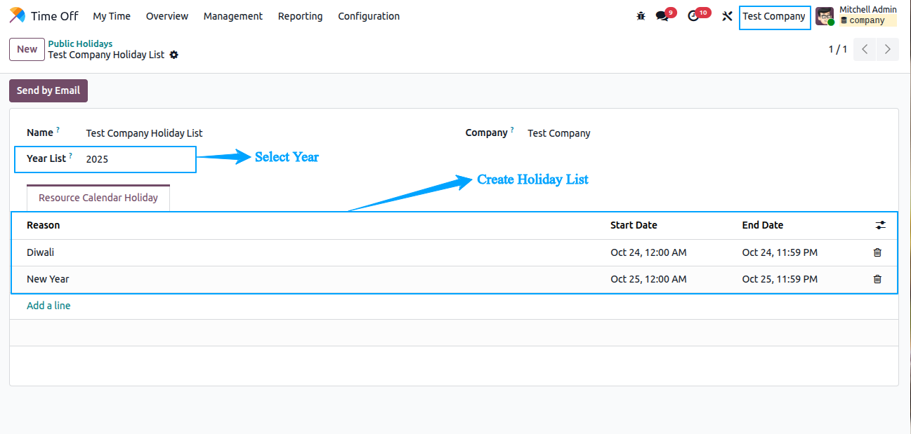 company public holiday