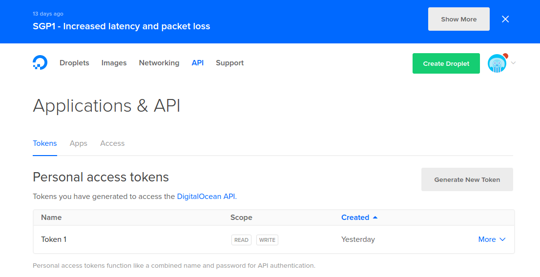 Digital Ocean Backup
