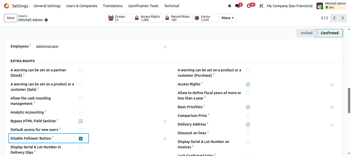 Disable Follower Button in Chatter