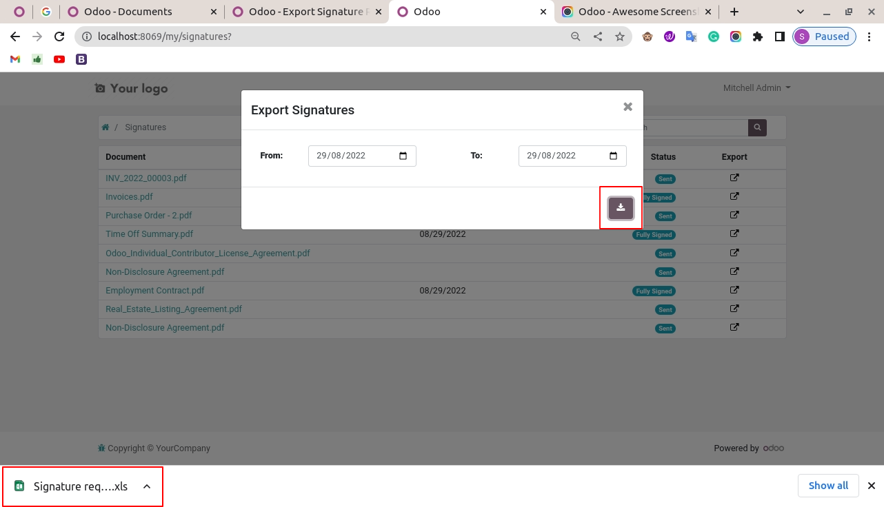 export crm leads and Opportunities
