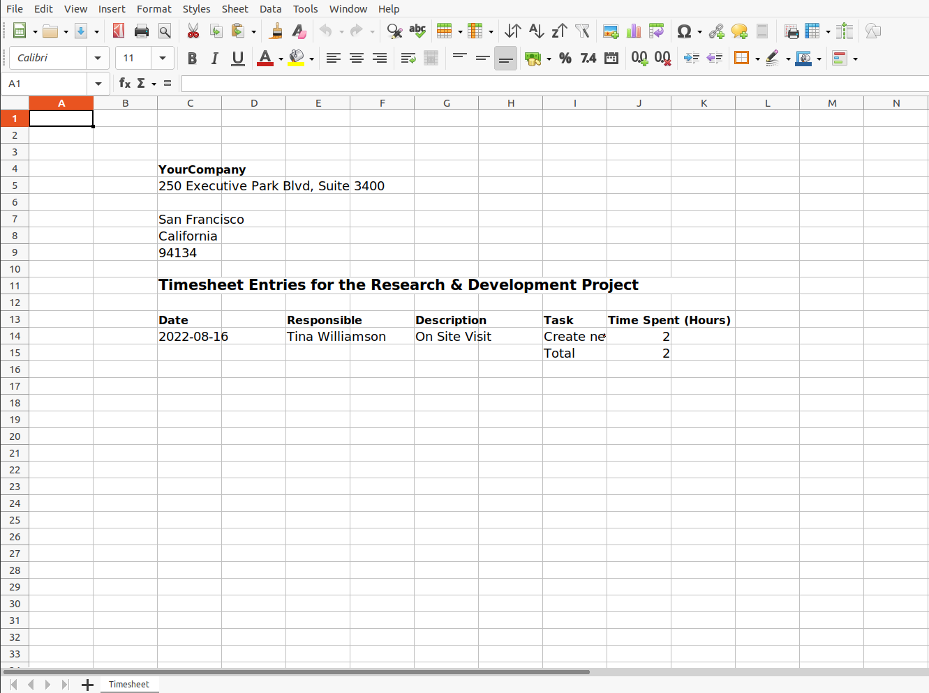 Export Timesheets Portal
