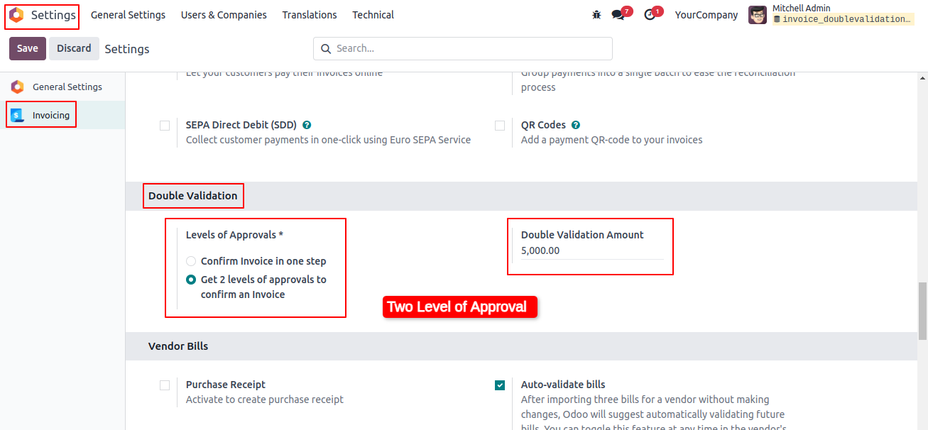 Invoice Double Validation