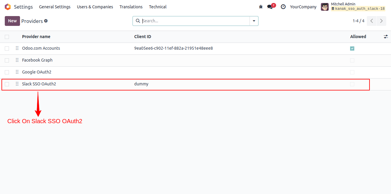 Slack OAuth Single Sign-On
