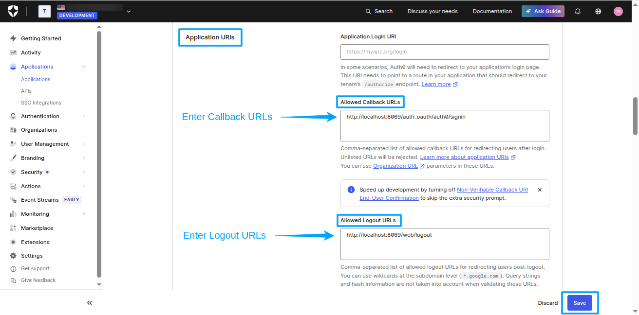 Sign in with Auth0