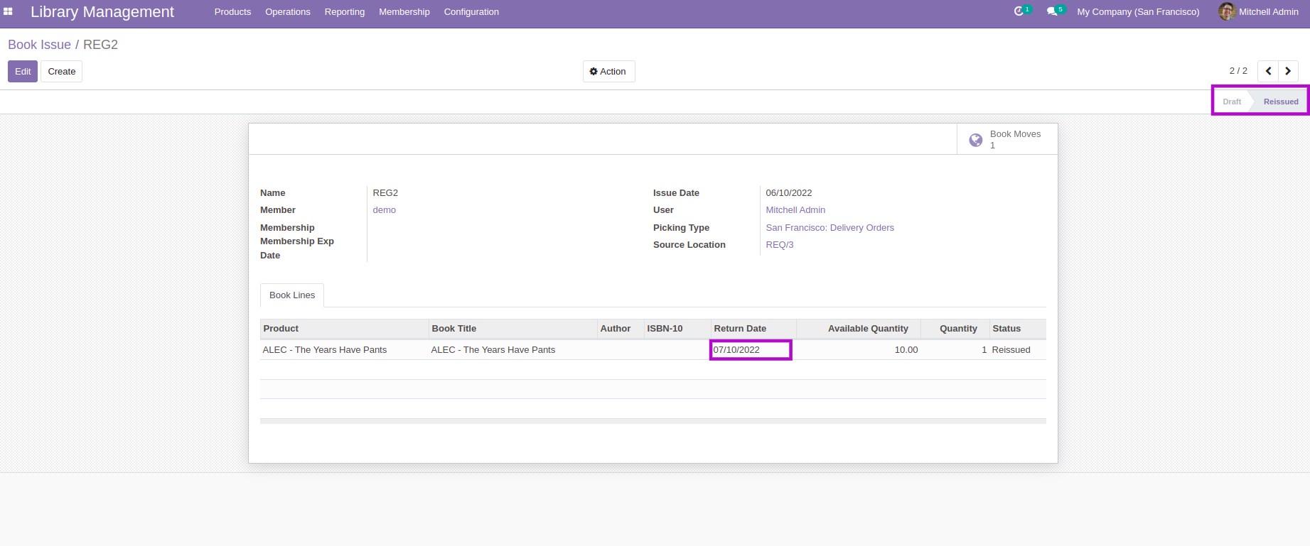 Library Management - This module will help in managing library's day to day works.