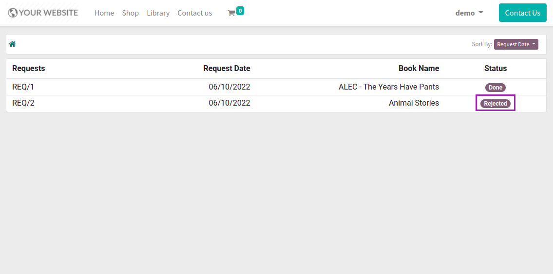 Library Management - This module will help in managing library's day to day works.