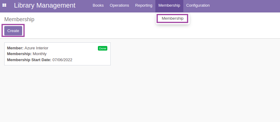 Library Management - This module will help in managing library's day to day works.