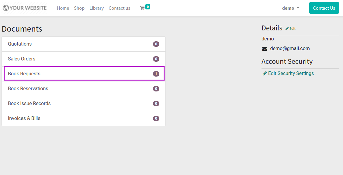 Library Management - This module will help in managing library's day to day works.