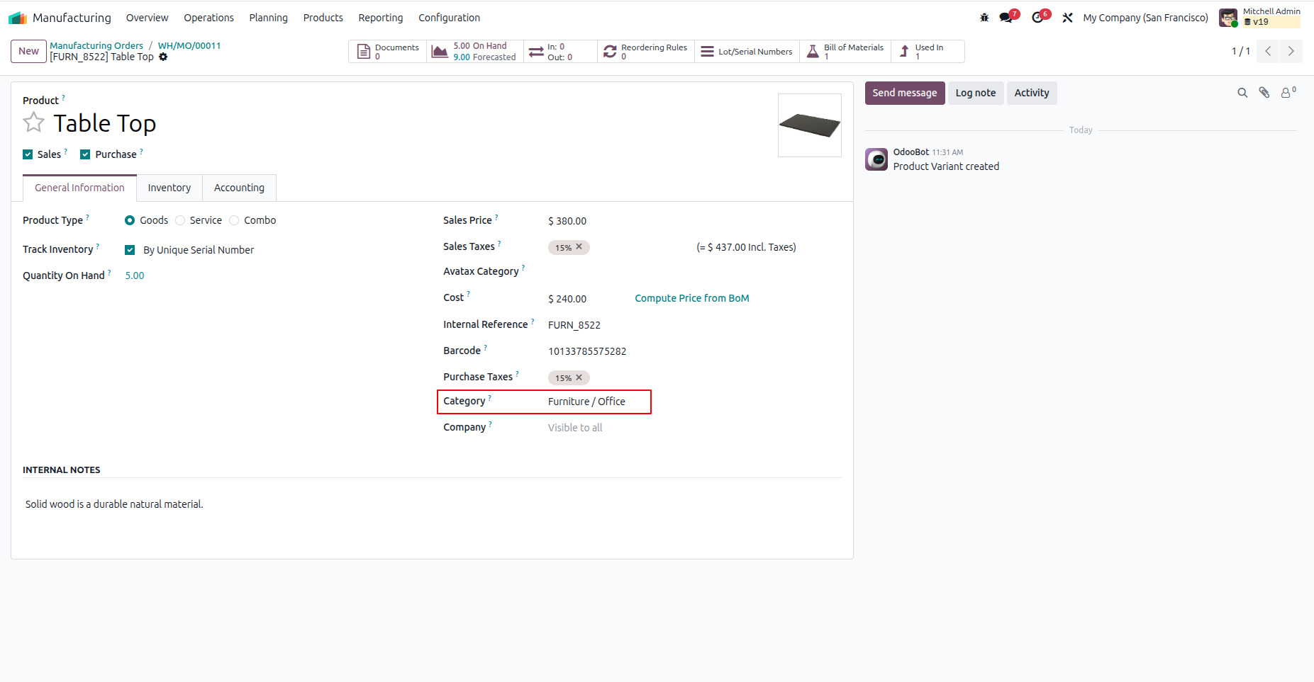 Assign Category to Product