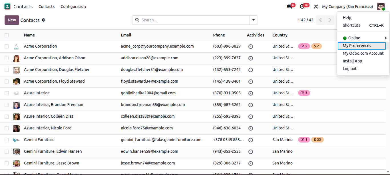 Mail Chatter Toggle
