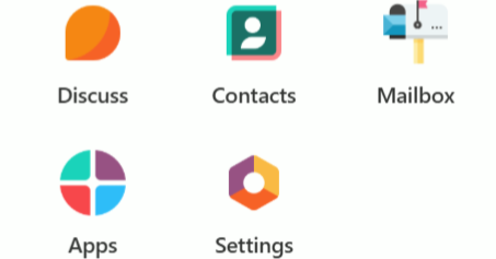 Odoo Inbox messaging system with inbox, sent and starred email options