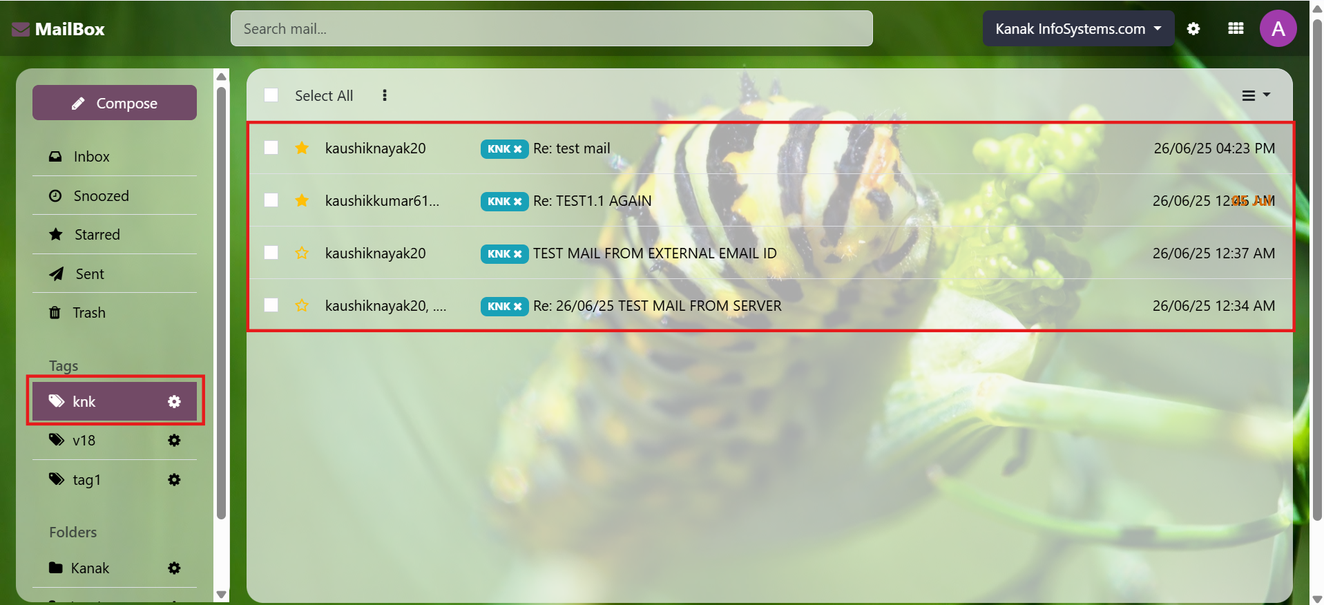 Odoo Inbox productivity tool for handling business emails within Odoo ERP