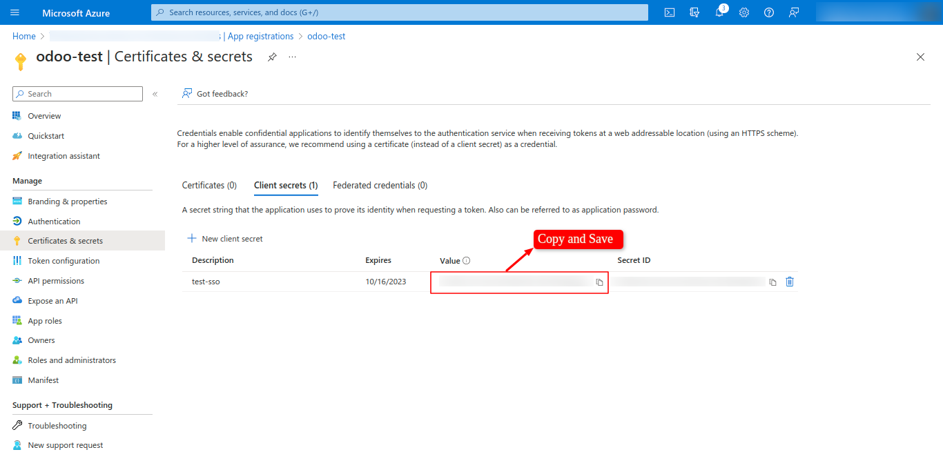 Microsoft Azure Single Sign-On