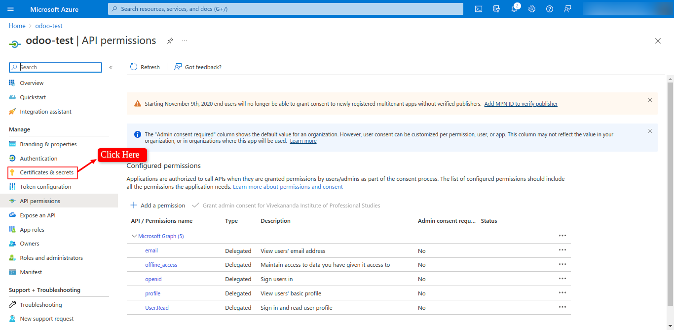 Microsoft Azure Single Sign-On