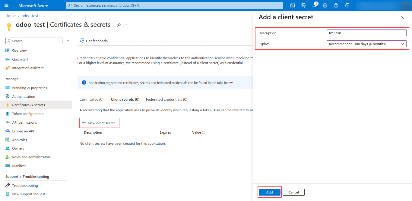 Microsoft Azure Single Sign-On