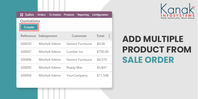 Odoo add product to sale order module for quick order creation