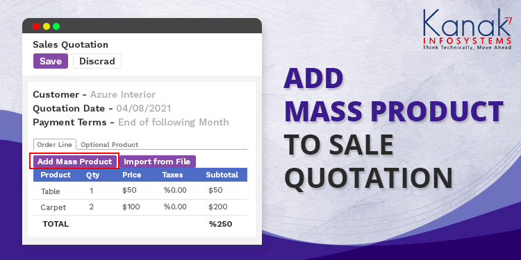 Odoo mass product addition module for bulk sales order entry
