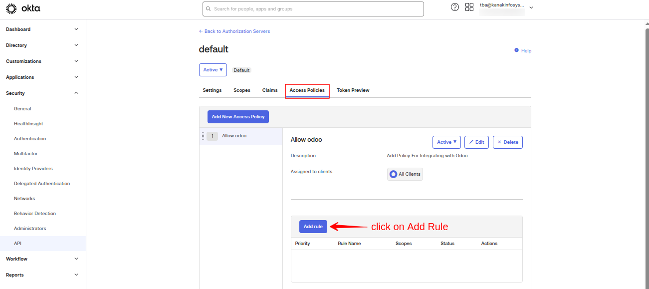 Sign in with Okta