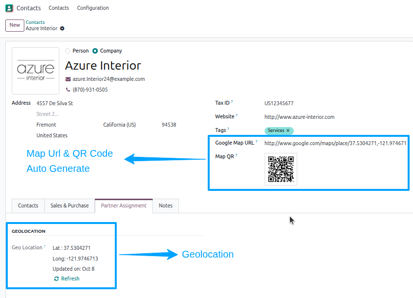 Partner Map QR Code