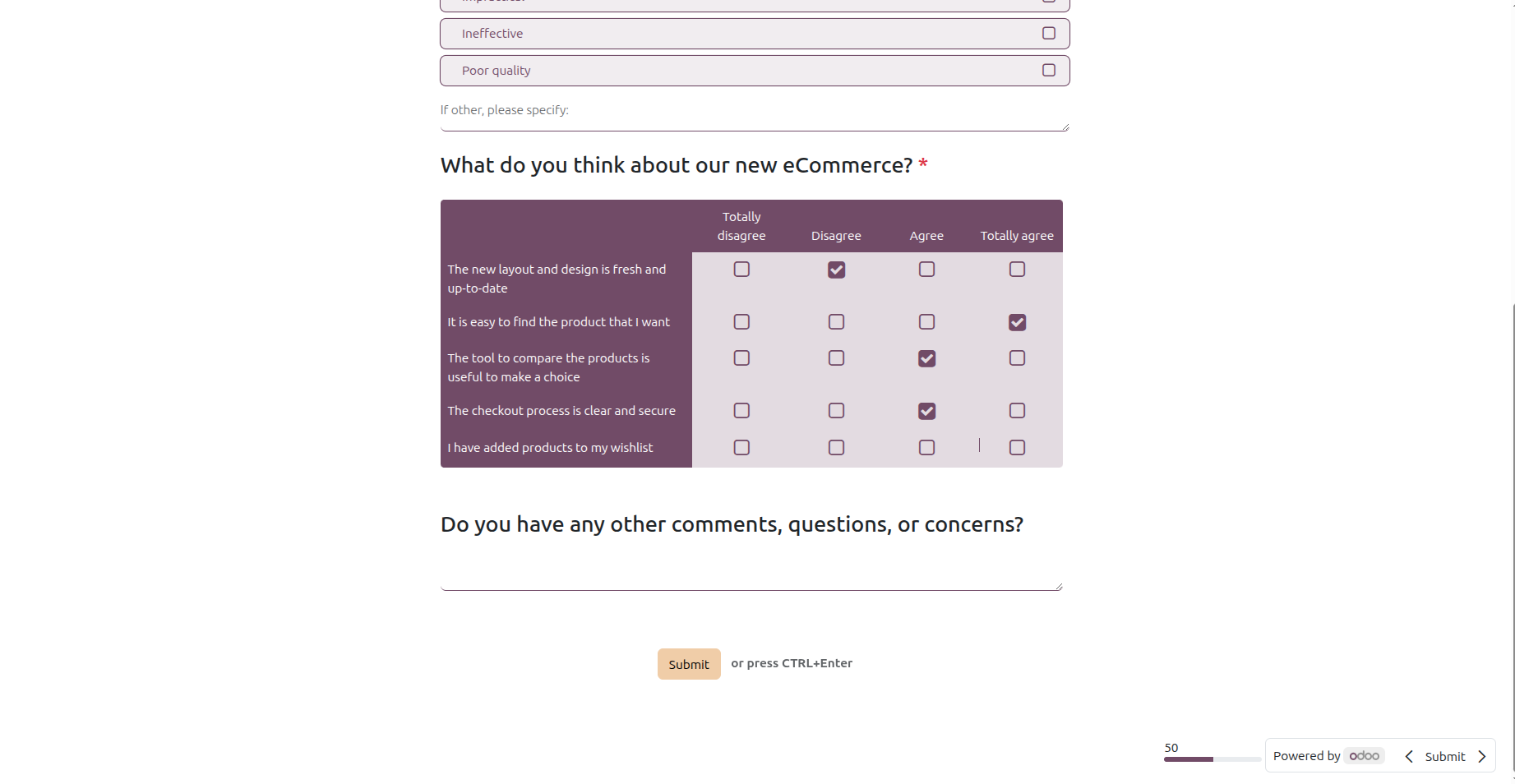 Review Survey