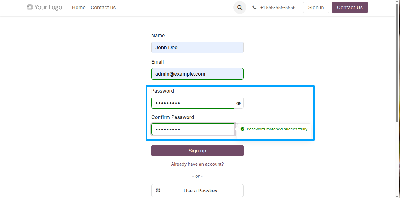 Password Validation