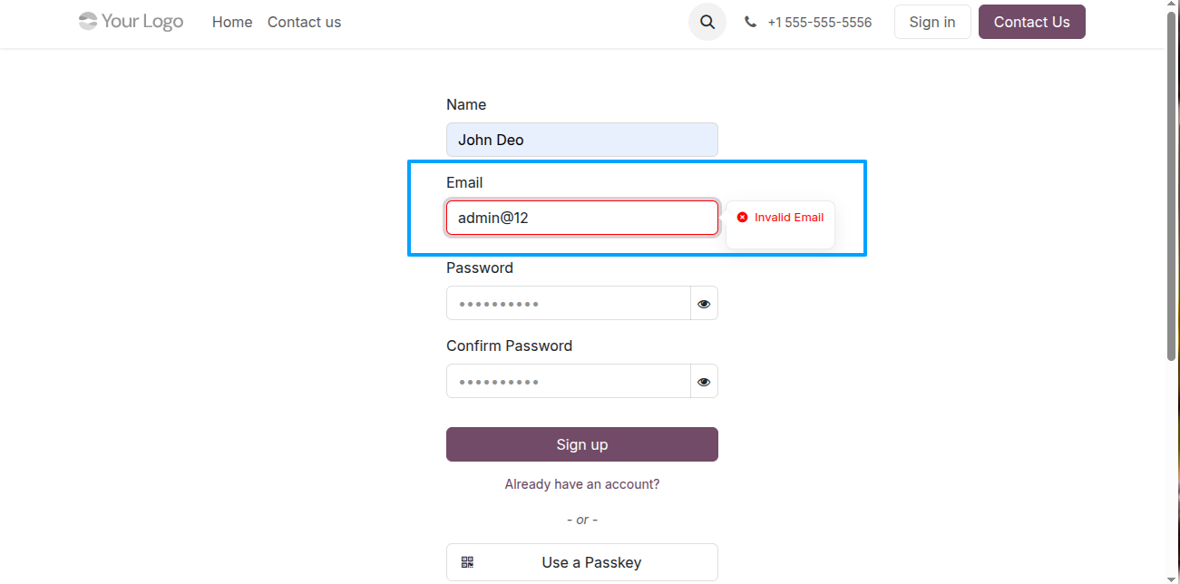 Password Validation