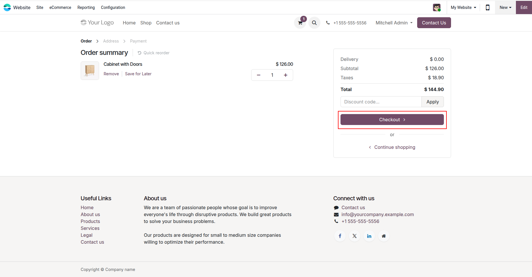 Checkout Process