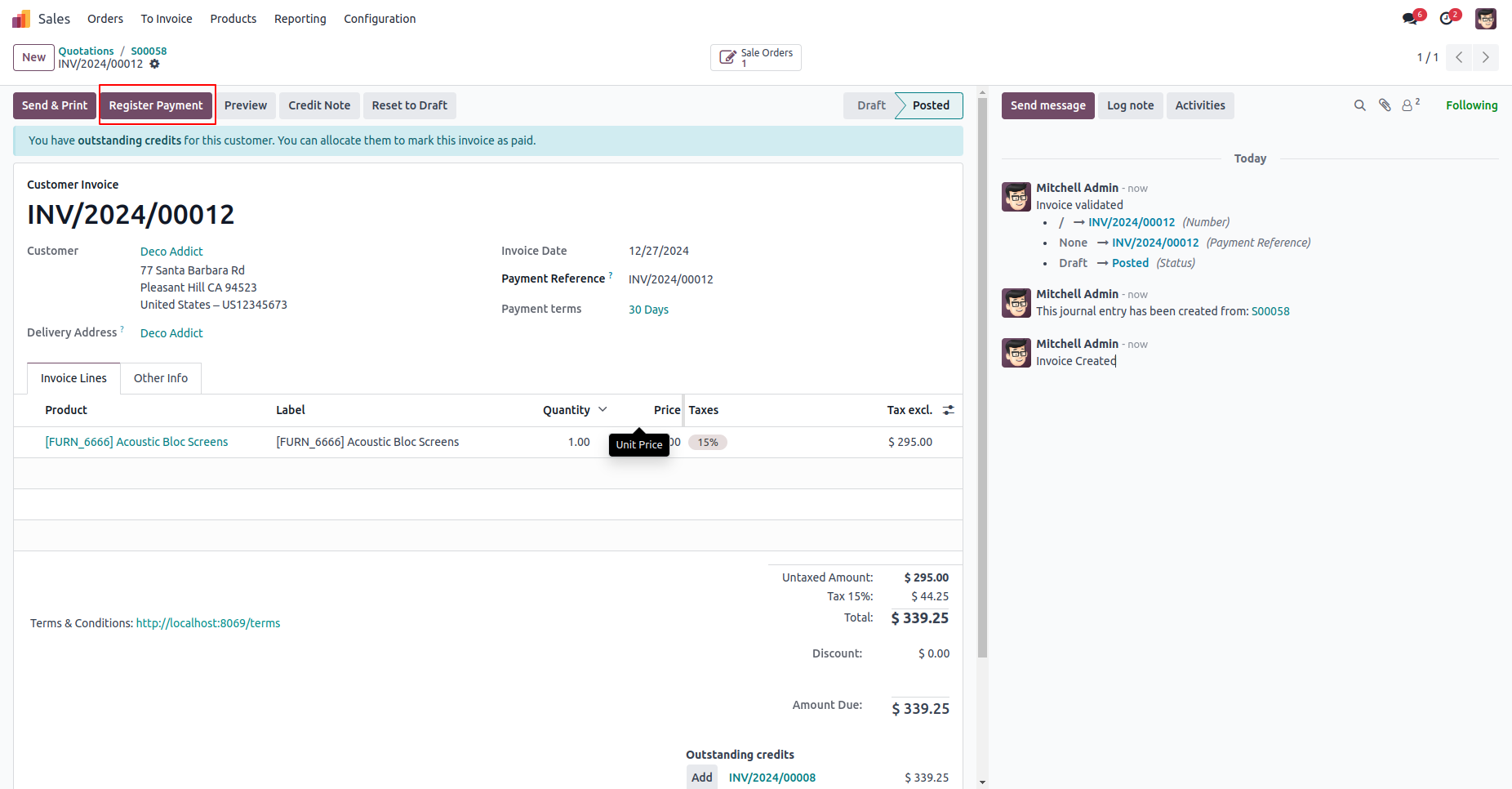 Payment Method Discount