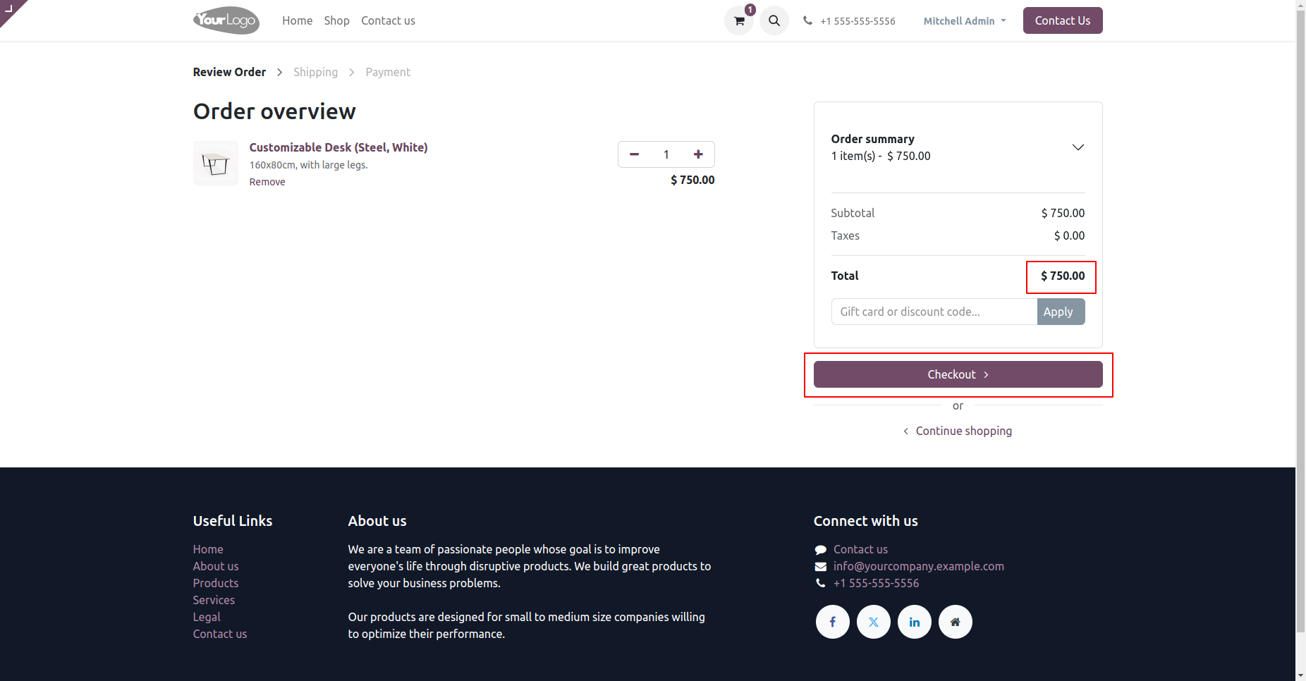 Payment Method Discount