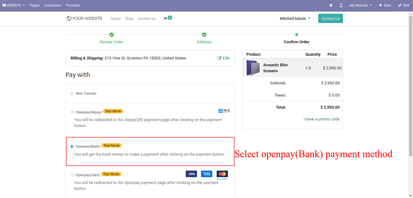 Openpay Payment Gateway