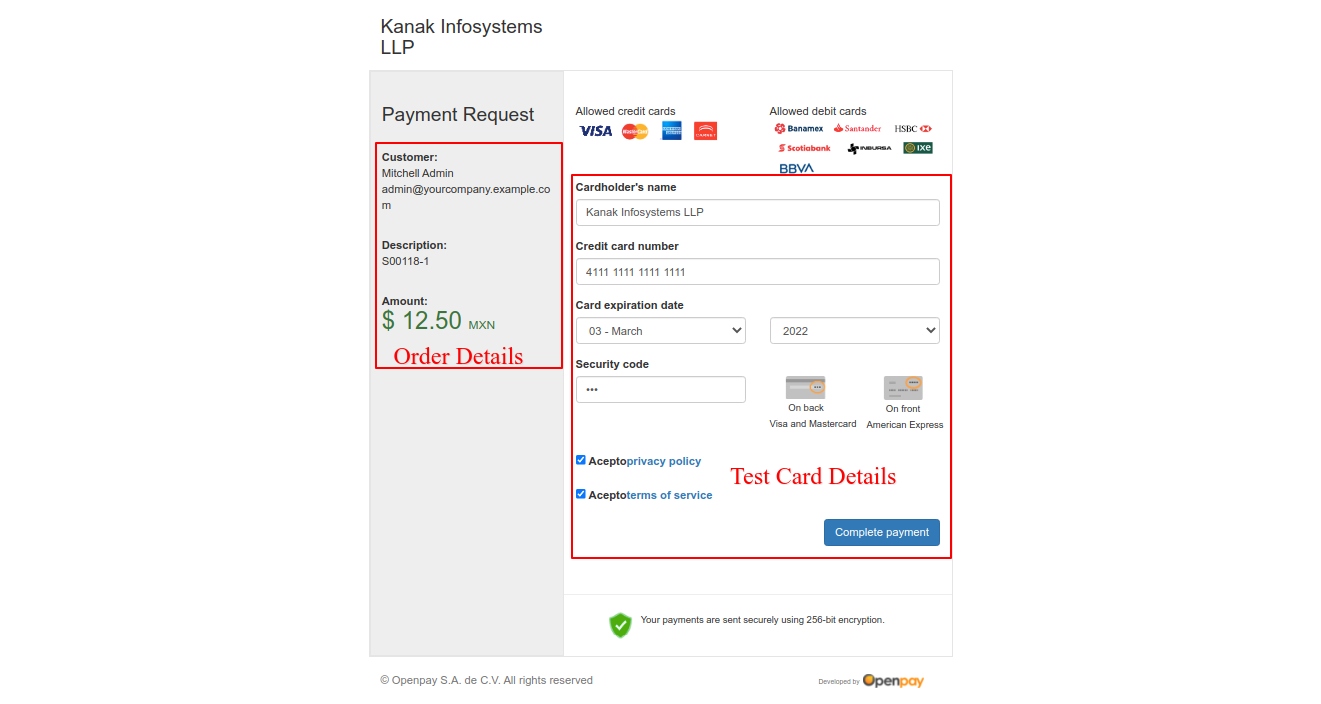 Openpay Payment Gateway